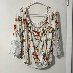 Off the shoulder blouse